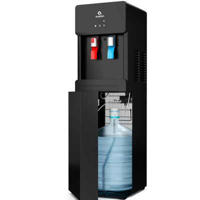 Touchless Bottom Loading Water Cooler Dispenser, Hot & Cold Water, UL/Energy Star- Black - Super Arbor