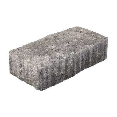 Clayton 7 in. L x 3.5 in. W x 1.77 in. H Greystone Concrete Paver (840-Pieces/142.8 sq. ft./Pallet) - Super Arbor