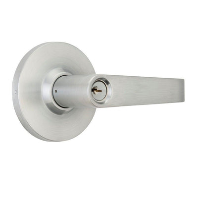 Heavy Duty Commercial Satin Chrome Entry Lever with Single Cylinder Deadbolt Combo - Super Arbor