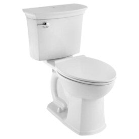 American Standard ActiClean White WaterSense Elongated Chair Height 2-Piece Toilet 12-in Rough-In Size - Super Arbor