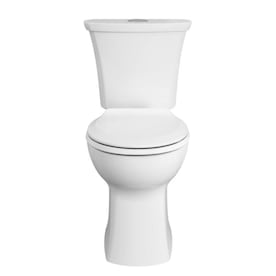 American Standard Edgemere White WaterSense Dual Flush Elongated Chair Height 2-Piece Toilet 12-in Rough-In Size - Super Arbor