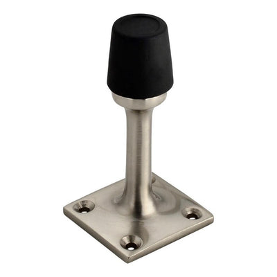 Skirting Mount 3 in. Satin Nickel Door Stop - Super Arbor