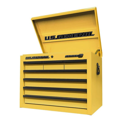 U.S. GENERAL 27 in. x 22 in. Top Chest, Series 3, Yellow - Super Arbor