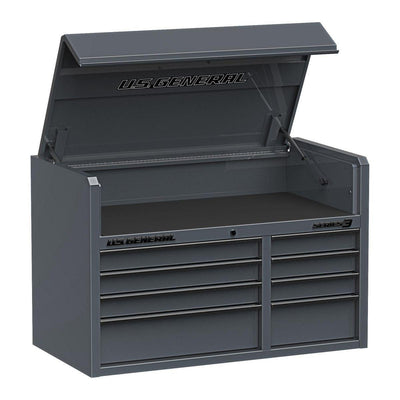 U.S. GENERAL 42 in. x 22 in. Top Chest, Series 3, Slate Gray - Super Arbor