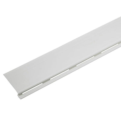 3 ft. White Solid Gutter Cover