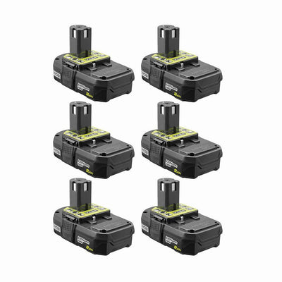 18-Volt ONE+ 2.0 Ah Lithium-Ion Compact Battery (6-Pack) - Super Arbor