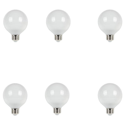 Westinghouse 75W Equivalent Cool Bright G25 Dimmable LED Light Bulb (6 Pack) - Super Arbor