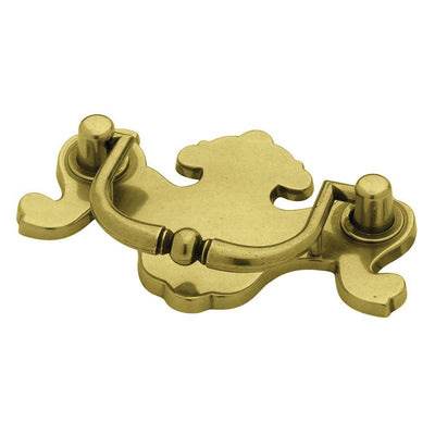 2-1/2 in. (64mm) Center-to-Center Lancaster Brass Traditional Furniture Bail Drawer Pull - Super Arbor