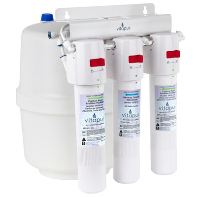 Three Stage 20.3 GPD Quick Connect Reverse Osmosis Water Treatment System - Super Arbor