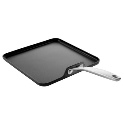 Good Grips 11 in. Hard-Anodized Aluminum Ceramic Nonstick Griddle in Black - Super Arbor