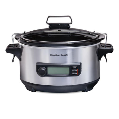 6 Qt. Stainless Steel Slow Cooker - Super Arbor