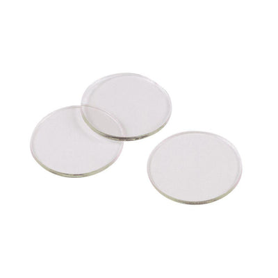 3/4 in. Clear Vinyl Non-Adhesive Discs for Glass Surfaces (10 per Pack) - Super Arbor