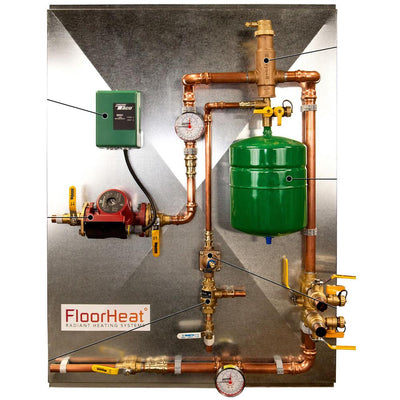 FloorHeat 1-Zone Preassembled Radiant Heat Distribution/Control Panel System - Super Arbor