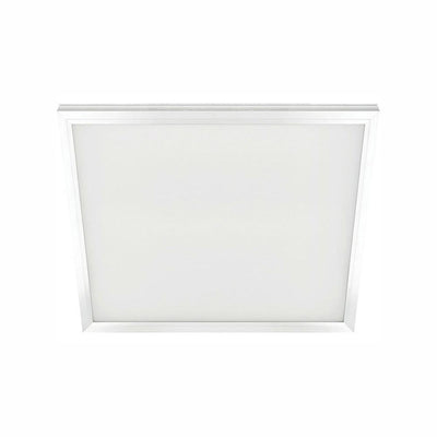 2 ft. x 2 ft. 48-Watt White Integrated Edge-Lit Flat Panel T-Bar Grid Flush Mount LED Troffer with Color Changing CCT - Super Arbor