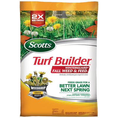 Scotts Turf Builder Winterguard 14 lbs. 5,000 sq. ft. Fall Lawn Fertilizer Plus Weed Control - Super Arbor