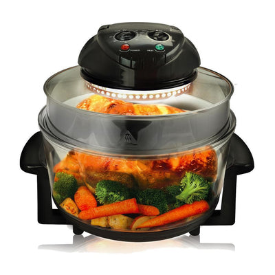 9 Qt. Black Electric Halogen Multi-Cooker - Super Arbor