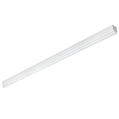 4 ft. 125-Watt Equivalent Integrated LED Cool White (4000K) Linear Single Strip Flush Mount White Strip Light Fixture - Super Arbor