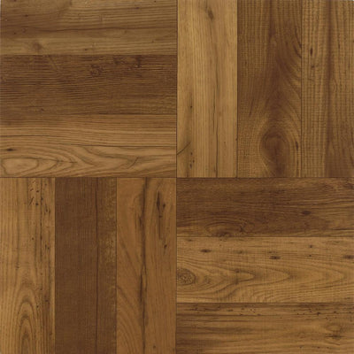 Armstrong Criswood Russet Oak 12 in. x 12 in. Residential Peel and Stick Vinyl Tile Flooring (45 sq. ft. / case) - Super Arbor