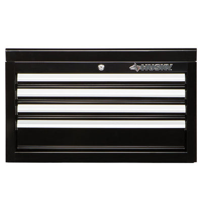 26 in. W 4-Drawer Tool Chest in Gloss Black