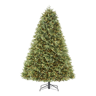 7.5 ft Kingsley Balsam Fir LED Pre- Lit Artificial Christmas Tree with 1,400 SureBright Color Changing Mini Lights - Super Arbor