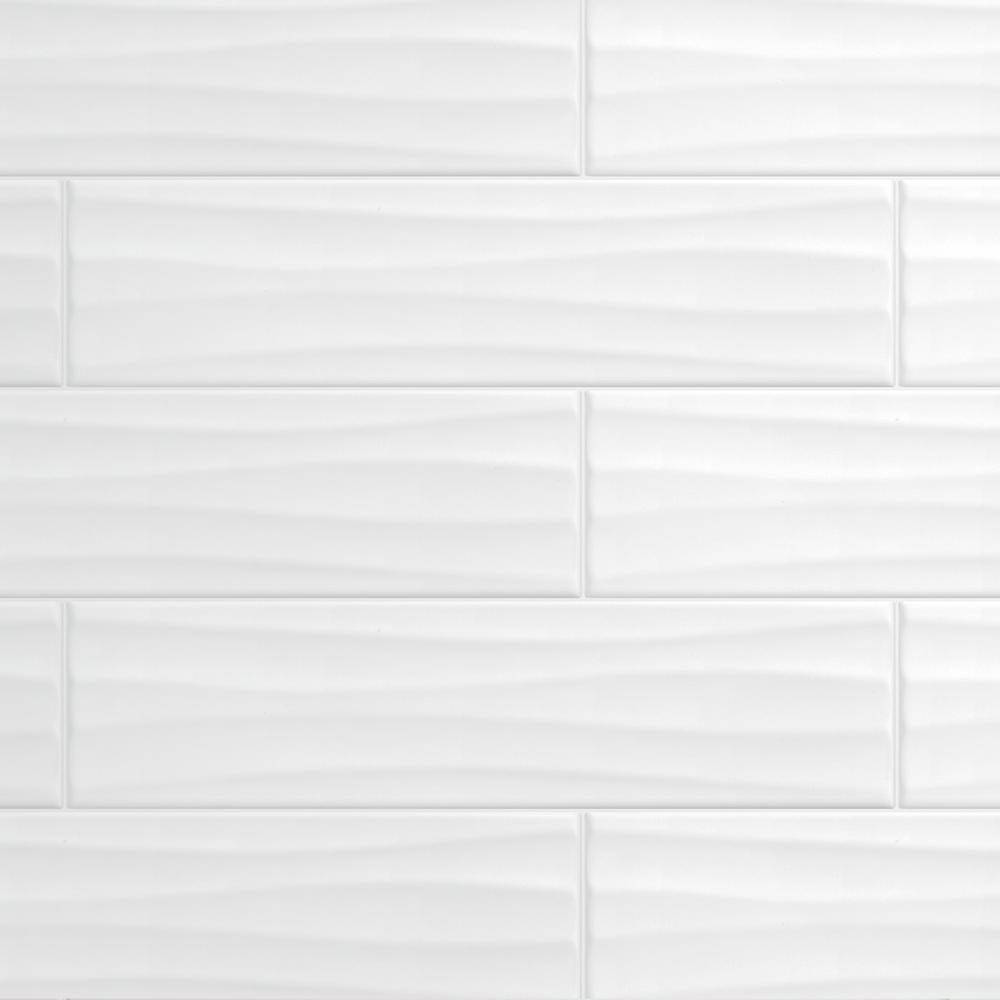 Daltile Restore 3 in. x 6 in. Ceramic Bright White Subway Tile