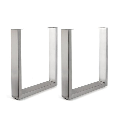 28 in. (710 mm) Stainless Steel Adjustable Legs for Structural Table  (2-Pack) - Super Arbor