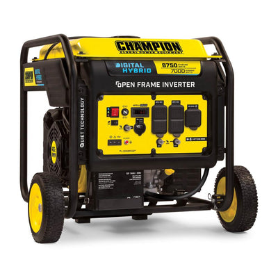 CHAMPION POWER EQUIPMENT DH 8750-Watt Electric Start Gasoline Powered Open Frame Inverter Generator with 420 cc Engine