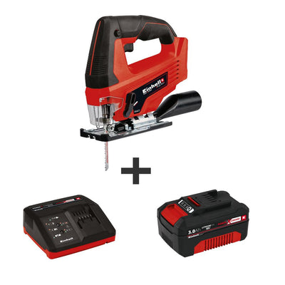 Einhell PXC 18-Volt 4/5 in. Stroke Length 2700 SPM Cordless Jig Saw Kit (with 3.0 Ah Battery Plus Fast Charger) - Super Arbor