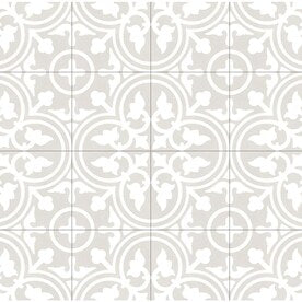 DELLA TORRE Annabelle Gray 8-in x 8-in Porcelain Floor Tile (Common: 8-in x 8-in; Actual: 7.78-in x 7.78-in) - Super Arbor