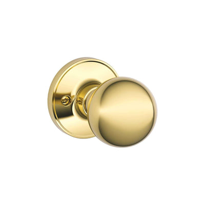 Schlage Dexter Corona Bright Brass Dummy Knob Right or Left Handed