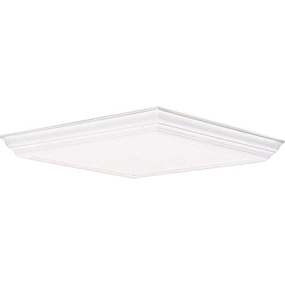 White Fluorescent Fixture Diffuser - Super Arbor