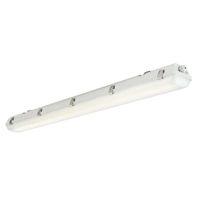 300-Watt White 4 ft. Integrated LED Vapor Tight Strip Light - Super Arbor