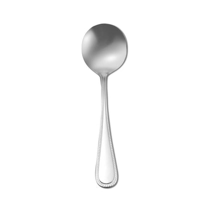 Pearl 18/10 Stainless Steel Round Bowl Soup Spoons (Set of 12) - Super Arbor