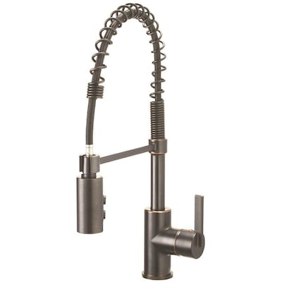 Home2O Kennedy 1-Handle Deck Mount Pull-Down Handle/Lever Commercial/Residential Kitchen Faucet
