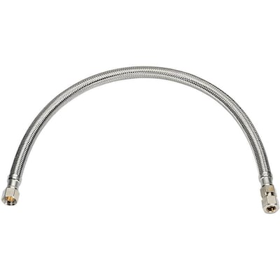 Homewerks Worldwide 3/8-in Compression 16-in Braided Stainless Steel Faucet Supply Line
