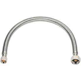 Homewerks Worldwide 3/8-in Compression 20-in Braided Stainless Steel Faucet Supply Line - Super Arbor