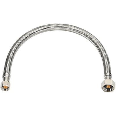 Homewerks Worldwide 3/8-in Compression Braided Stainless Steel Faucet Supply Line