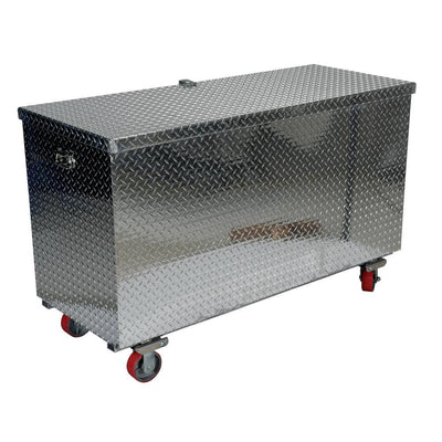 36 in. x 48 in. Aluminum Portable Tool Box with Casters - Super Arbor