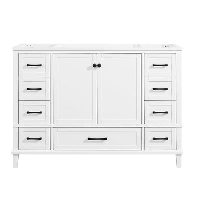 Merryfield 48 in. W x 21-1/2 in. D Bathroom Vanity Cabinet Only in White - Super Arbor