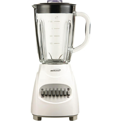 42 oz. 12-Speed Blender with Glass Jar in White - Super Arbor