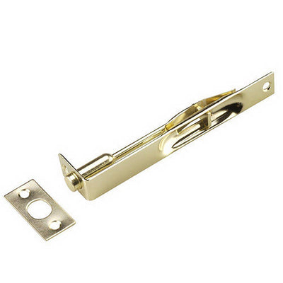 6 in. x 3/4 in. Brass Flush Bolt - Super Arbor