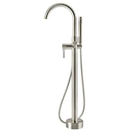OVE Decors Athena 1-Handle Freestanding Bathtub Faucet with Hand Shower (Valve Included) - Super Arbor