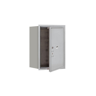 3700 Series 23-1/2 in. 6 Door High Unit Parcel Locker 1 PL6 4C USPS Front Loading Horizontal Mailbox in Aluminum - Super Arbor