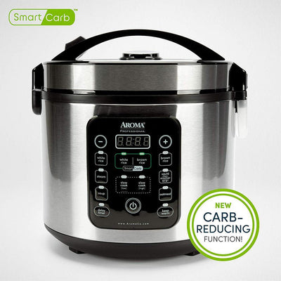 20-Cup Stainless Steel Rice Cooker - Super Arbor