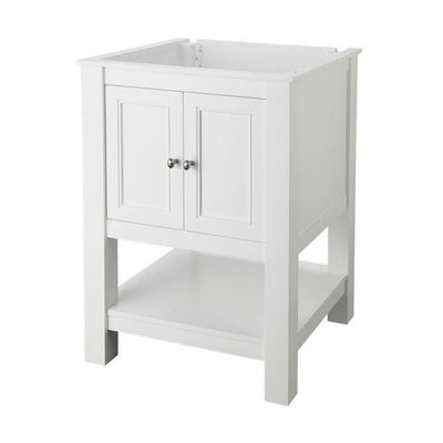 Gazette 24 in. W x 21-3/4 in. D Bath Vanity Cabinet Only in White - Super Arbor