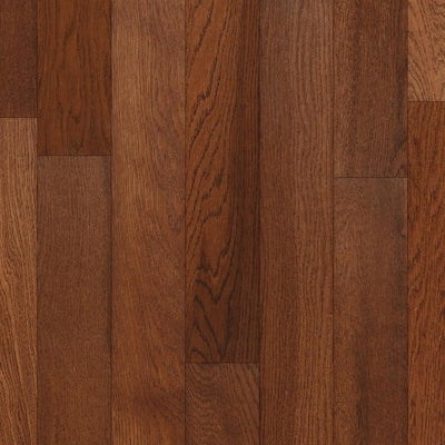 Style Selections Style Selections Hardwood 5-in Gunstock Oak Smooth/Traditional Engineered Hardwood Flooring (19.69-sq ft)