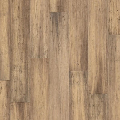 undefined Exotic Hardwood 5.12-in Tigris Bamboo Handscraped Engineered Hardwood Flooring (25.61-sq ft)