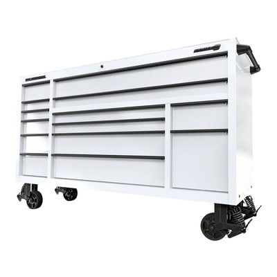 U.S. GENERAL 72 in. x 22 in. Triple-Bank Roll Cab, Series 3, White - Super Arbor