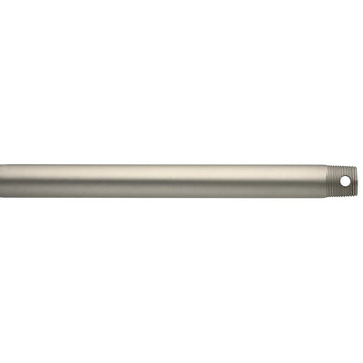 Independence 48 in. Brushed Nickel Dual Threaded Ceiling Fan Extension Downrod - Super Arbor