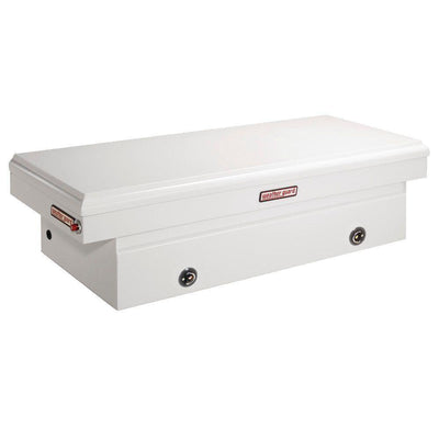Weather Guard 71.5 in. White Steel Full Size Crossbed Truck Tool Box - Super Arbor